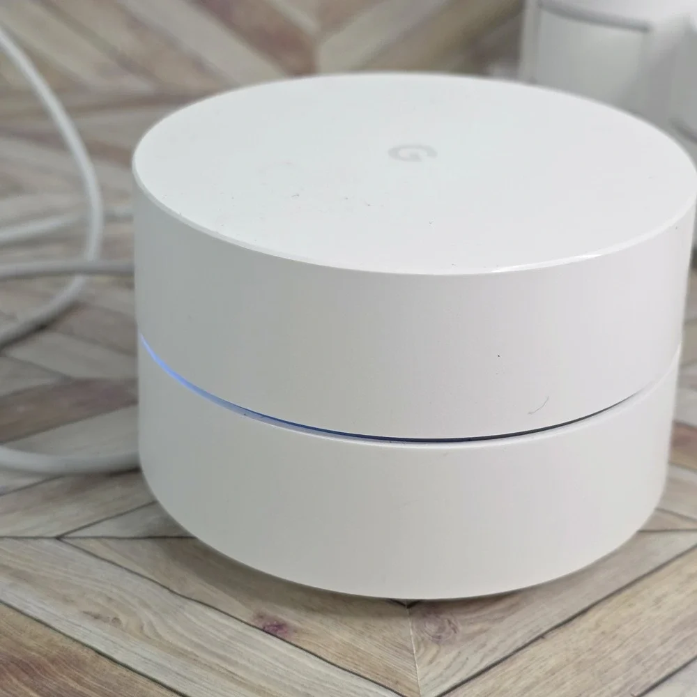 Google WiFi AC-1304 1 Port 1200Mbps Wireless Mesh Router With Power Cable TESTED